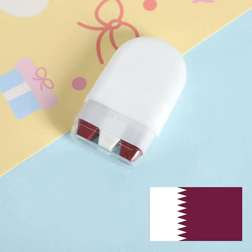 1PC Little World Cup Body Painting Pen Facial Rainbow Strip Facial Graffiti Crayon Fan Activity Face Color Stick view 5
