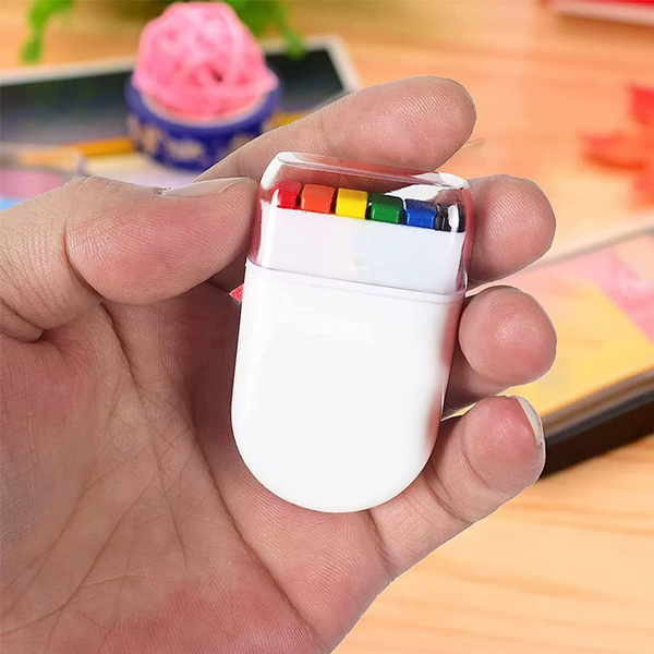 1PC Little World Cup Body Painting Pen Facial Rainbow Strip Facial Graffiti Crayon Fan Activity Face Color Stick view 2