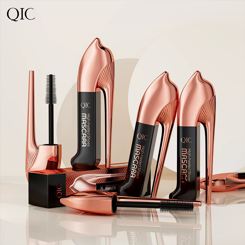 1PC Black mascara waterproof lasting thick black curl is not easy to stain high-heel mascara