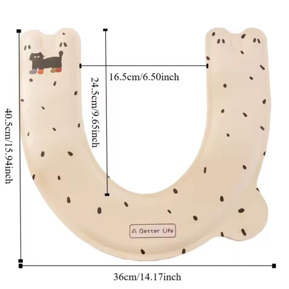 1PC Half pack toilet sticker waterproof adhesive household thick large toilet seat cushion