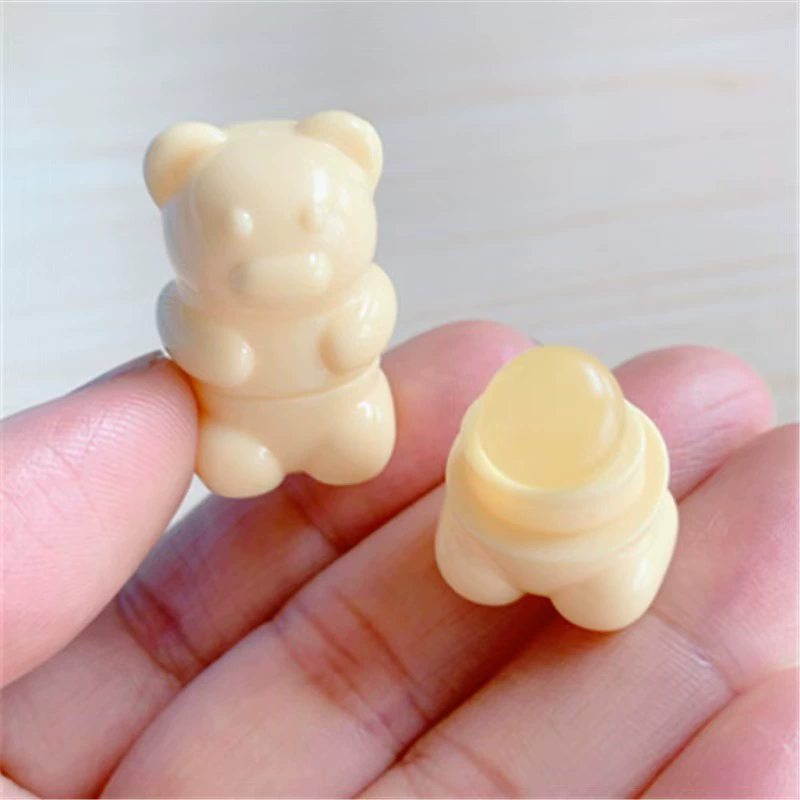 1PC Mini Silicone Lip Brush with Lid Dyeing Brush Portable Brush Lip Gloss Brush