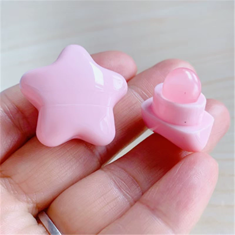 1PC Mini Silicone Lip Brush with Lid Dyeing Brush Portable Brush Lip Gloss Brush