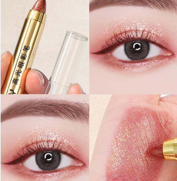 1PC Lazy Eye Makeup eye shadow Pen Lying Silkworm Pen High Light Pen Double Head eye shadow Stick Girl view 10