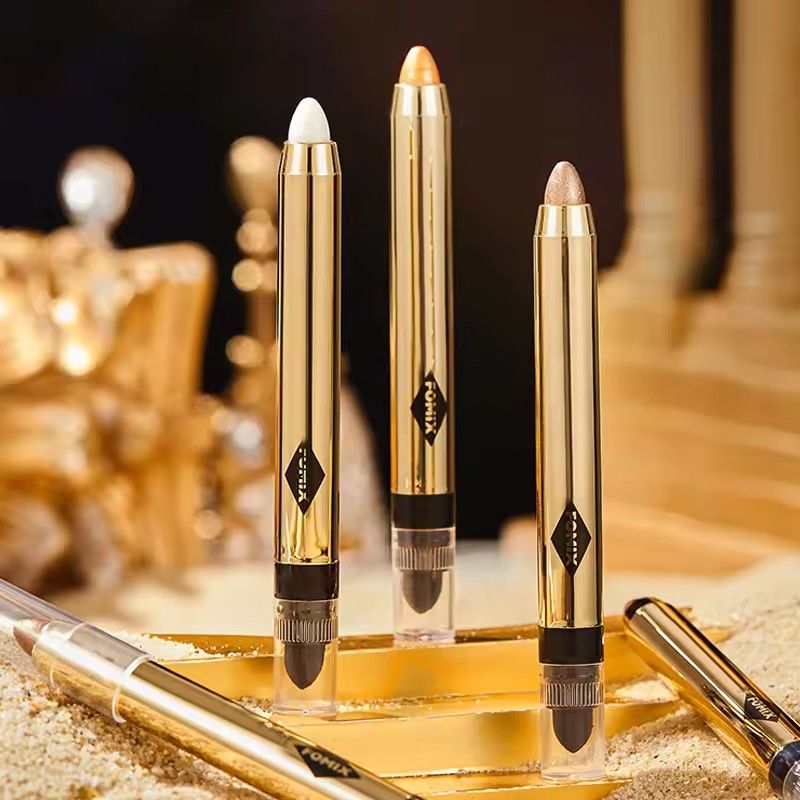 1PC Lazy Eye Makeup eye shadow Pen Lying Silkworm Pen High Light Pen Double Head eye shadow Stick Girl view 2