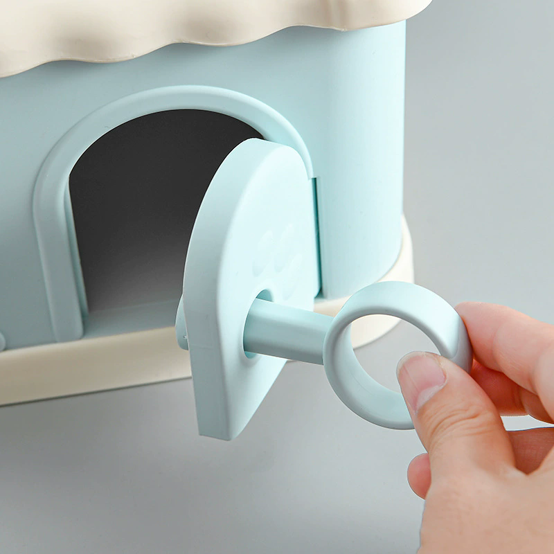 1PC Savings Bank Creative Cartoon Shaped Cute Small House Available for Large Capacity Plastic Savings Bank