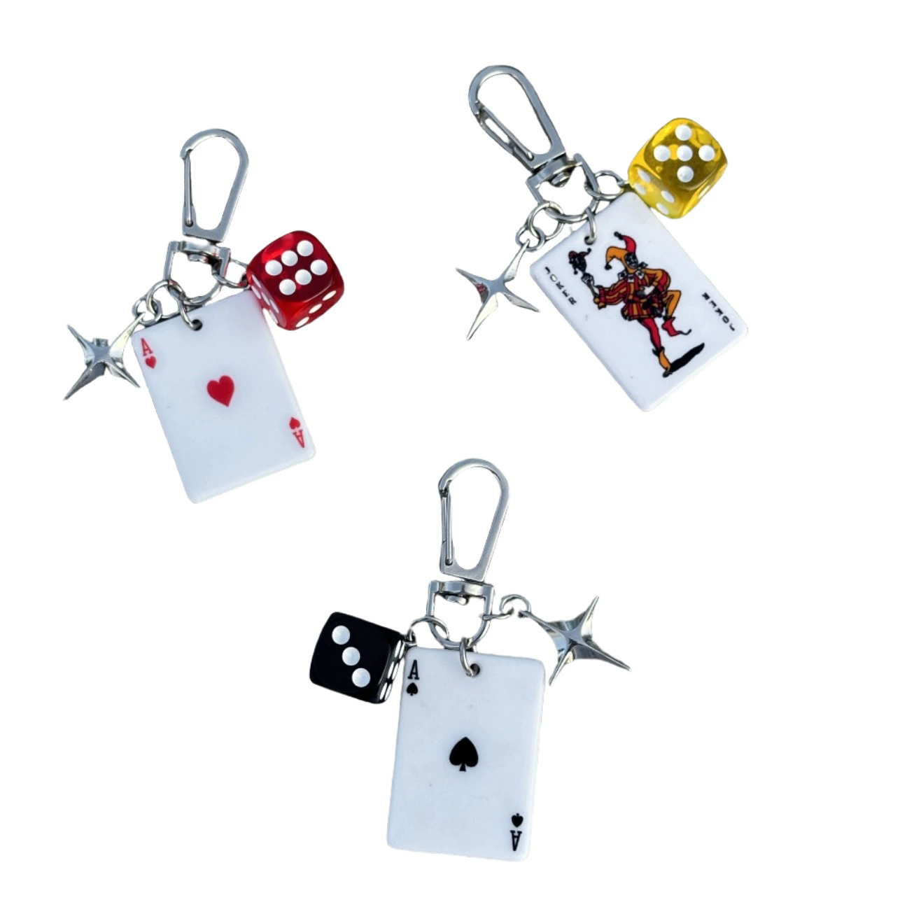 1PC  Ainworth Poker God Multi element Bag Pendant Keychain Original Waist Pendan