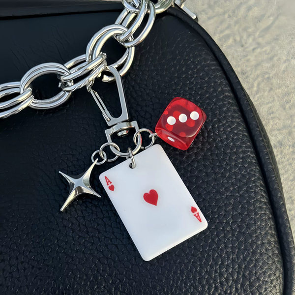 1PC  Ainworth Poker God Multi element Bag Pendant Keychain Original Waist Pendan
