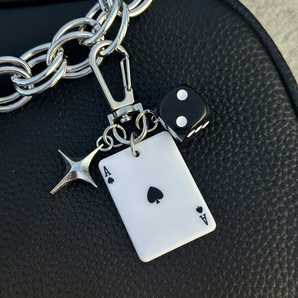 1PC  Ainworth Poker God Multi element Bag Pendant Keychain Original Waist Pendan