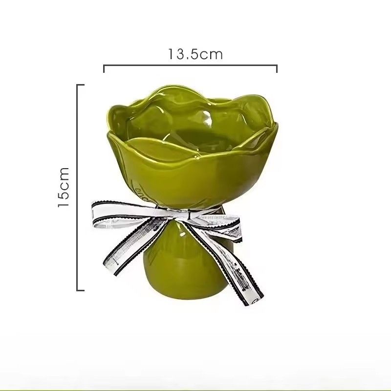 1PC Living room ceramic small vase decoration with high-end feel