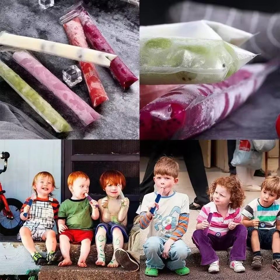 20PCS Popsicle bags, crushed popsicle bags, homemade popsicle bags, disposable popsicle molds