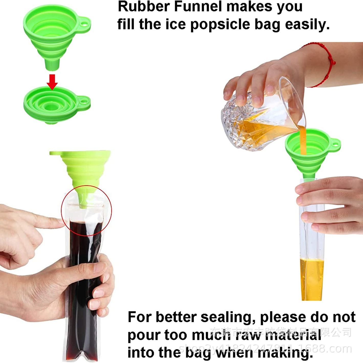 20PCS Popsicle bags, crushed popsicle bags, homemade popsicle bags, disposable popsicle molds