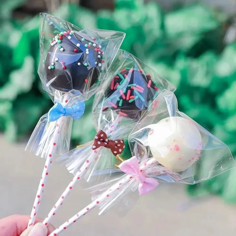 100Pcs New DIY Bow Tie Wrapping Golded Wire Bowknot Binding Wire Lollipop Candy Gift Packaging Bags Fastener Sealing Fixed Ties