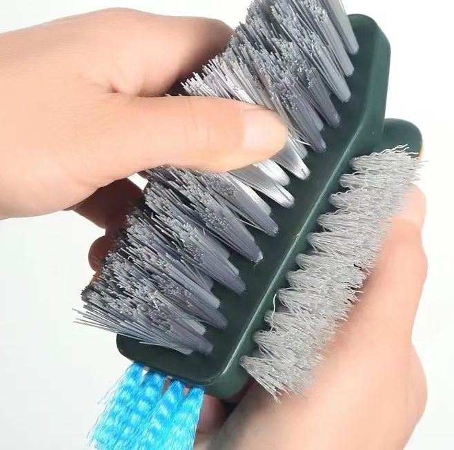 1pc Multifunctional Vacuum Brush, Sludge Cleaner For Floor Tiles And Bathroom Corner, 3-in-1 Hand Cleaner