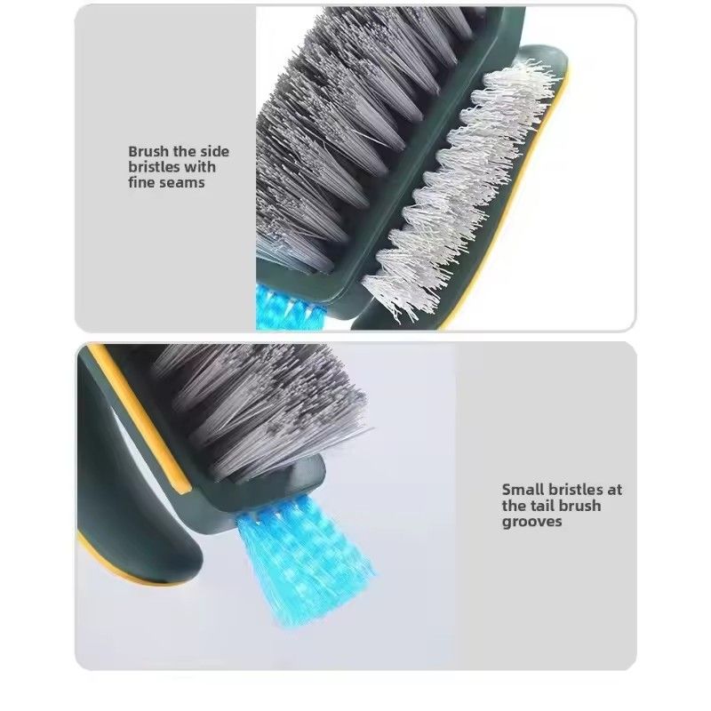 1pc Multifunctional Vacuum Brush, Sludge Cleaner For Floor Tiles And Bathroom Corner, 3-in-1 Hand Cleaner