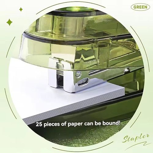 1pc Portable Stapler, Portable Binding Machine, Mini Folder, Labor Saving, Household Use, Office Stationery for School Supplies