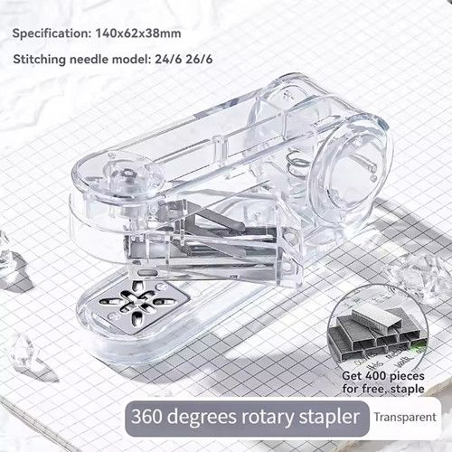 1pc Portable Stapler, Portable Binding Machine, Mini Folder, Labor Saving, Household Use, Office Stationery for School Supplies