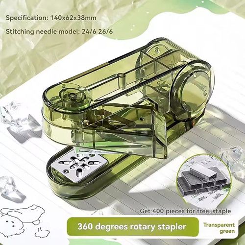 1pc Portable Stapler, Portable Binding Machine, Mini Folder, Labor Saving, Household Use, Office Stationery for School Supplies