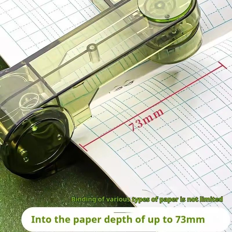 1pc Portable Stapler, Portable Binding Machine, Mini Folder, Labor Saving, Household Use, Office Stationery for School Supplies