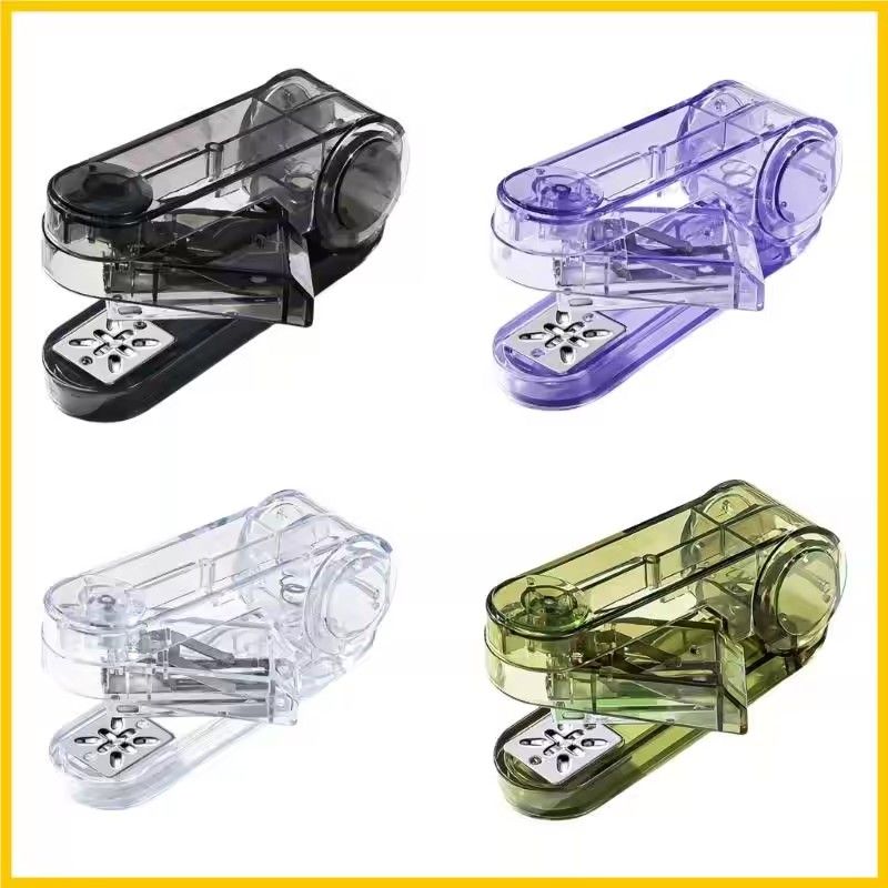1pc Portable Stapler, Portable Binding Machine, Mini Folder, Labor Saving, Household Use, Office Stationery for School Supplies