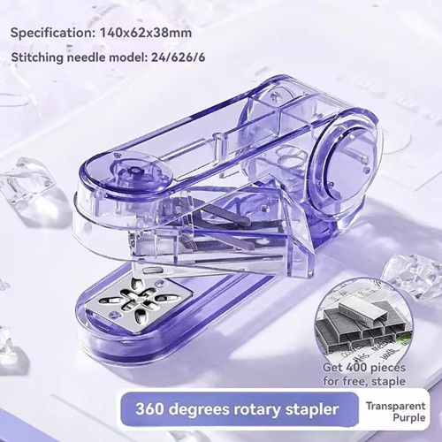 1pc Portable Stapler, Portable Binding Machine, Mini Folder, Labor Saving, Household Use, Office Stationery for School Supplies