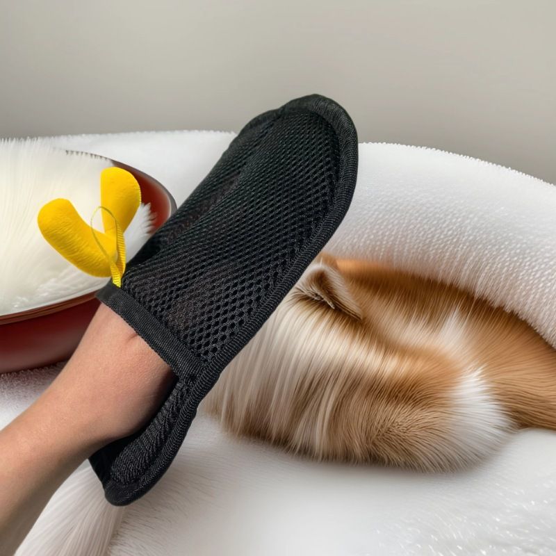 1pc Pet Hair Removal Gloves Hair Removal Brushing Tools for Dogs and Cats Cleaning Care Brush Efficient Clothing Hair Remover