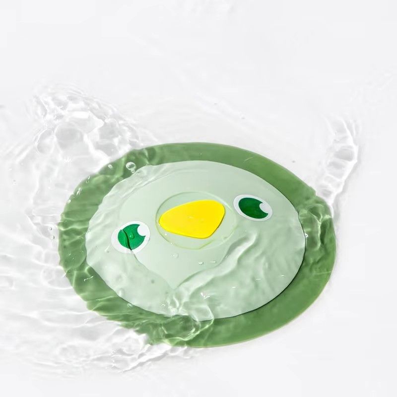 1pc Press Type Silicone Floor Drainage Cover, for Home, Bathroom, Kitchen, Sewer, Deodorant, Sink, Hair Filter