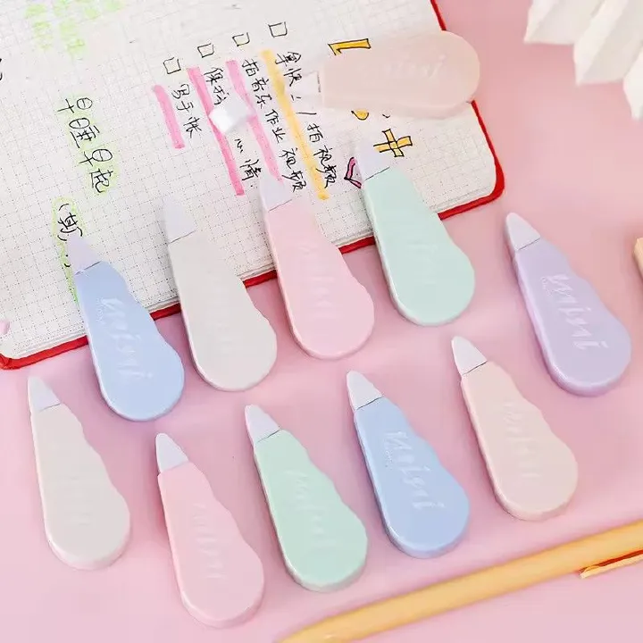 6pcs Cute Color Mini Correction Tape, instant Correction White Correction Tape, School and Office Supplies