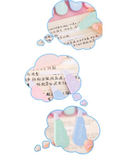 6pcs Cute Color Mini Correction Tape, instant Correction White Correction Tape, School and Office Supplies