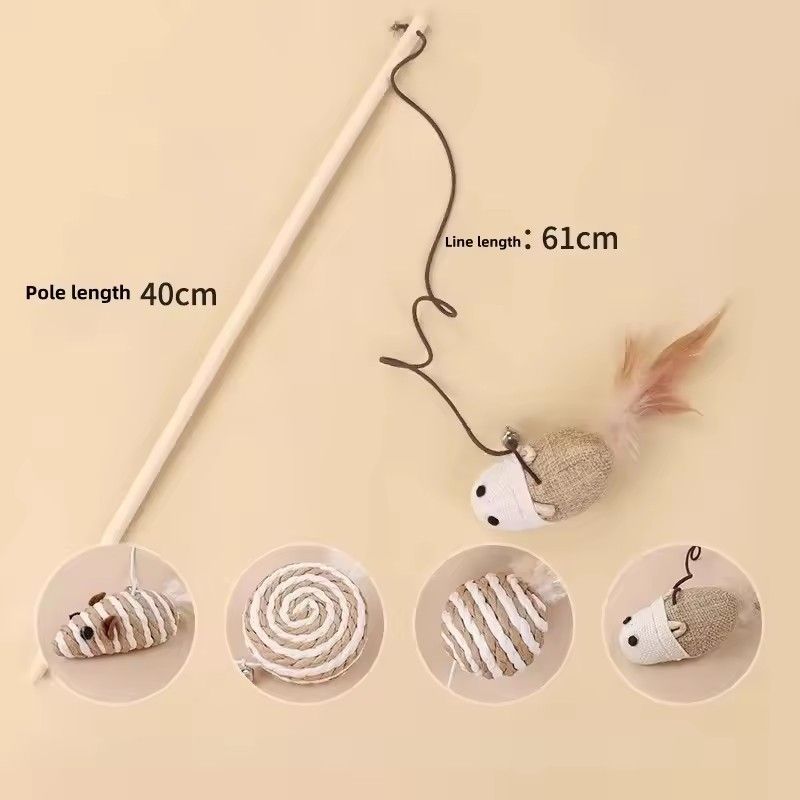 1pc Cat Toys, Cat teasing Sticks, Cats Can Entertain Themselves to Relieve Boredom, and Mice With Bells Can Relieve Boredom