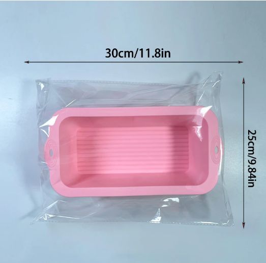 1pc Silicone Rectangular Fermentation Basket,Long Bread Cake Mold, Baking Mold, Toast Baking Tray