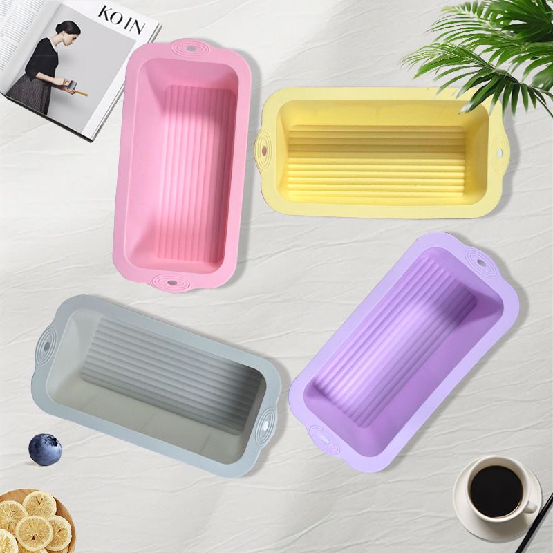 1pc Silicone Rectangular Fermentation Basket,Long Bread Cake Mold, Baking Mold, Toast Baking Tray