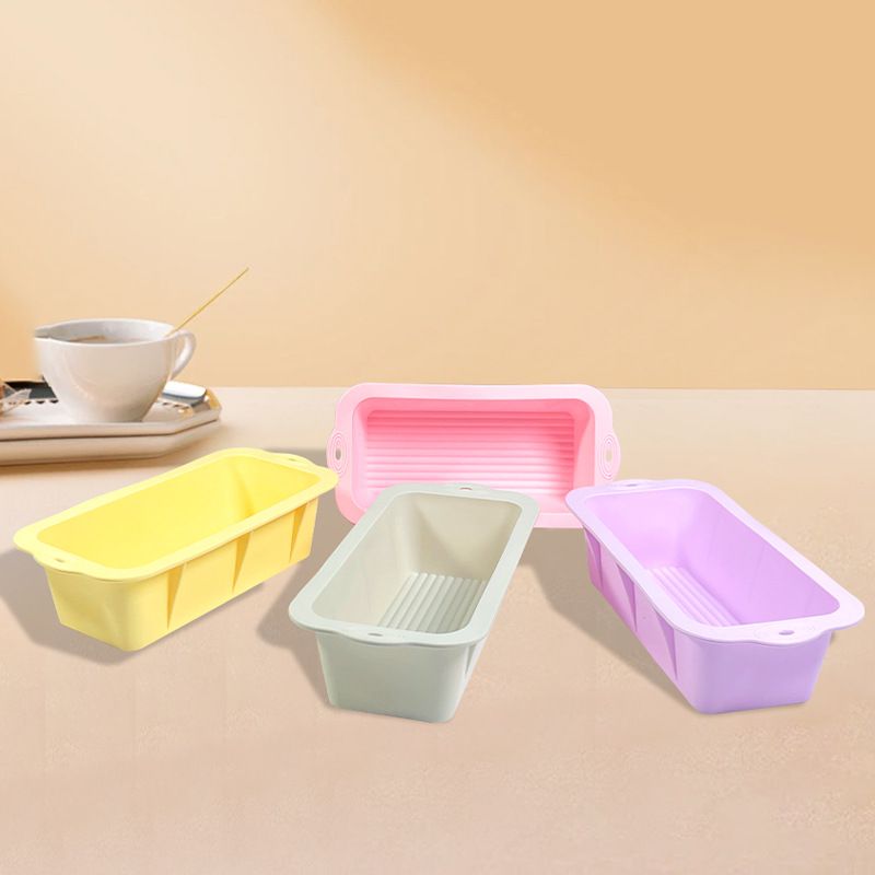 1pc Silicone Rectangular Fermentation Basket,Long Bread Cake Mold, Baking Mold, Toast Baking Tray