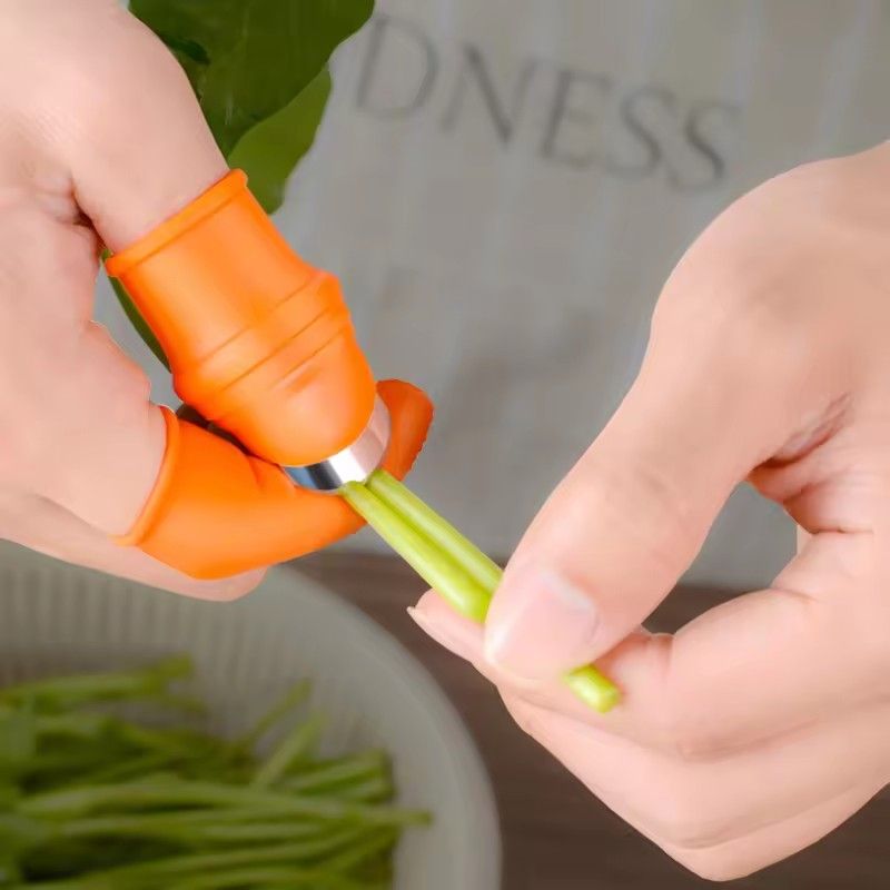 1pc Thumb Knife to Pick Vegetables, Artifact to Pick Tea Leaves, Pick Vegetables,  Finger Gloves for Kitchen, Peel Vegetables