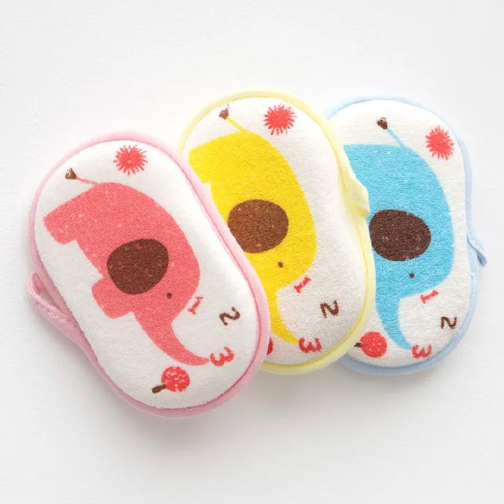 Random Baby towel accessories Infant Shower faucet Bath Brushes Sponge Cotton Rubbing Body Wash child Brush bath brushes M--56