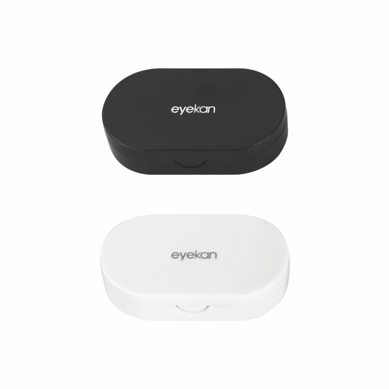 Leak-resistant Contact Lens Case, Black and White Glasses Case, Container, Complementary Contact Lens Case, Portable Eye Care