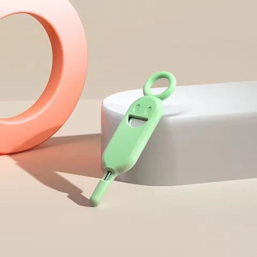 2-in-1 SIM Card Extraction Needle Pin with Protector Holder, SIM Card Storage Case, Anti-Loss Phone, Ejector Tray, Needle Opener