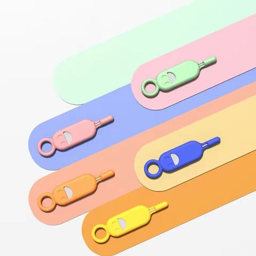 2-in-1 SIM Card Extraction Needle Pin with Protector Holder, SIM Card Storage Case, Anti-Loss Phone, Ejector Tray, Needle Opener