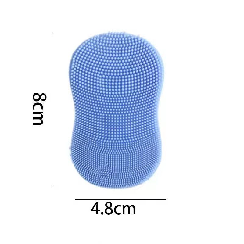 3pcs Soft Silicone Facial Cleansing Brush, Facial Exfoliant, Acne & Acne Removal, Facial Cleanser, Manual Facial Cleansing Brush
