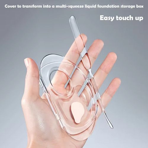 Liquid Foundation Color Mixing Plate Foldable Acrylic Portable Makeup Artist Special Plate Makeup Foundation Make-up Scraper