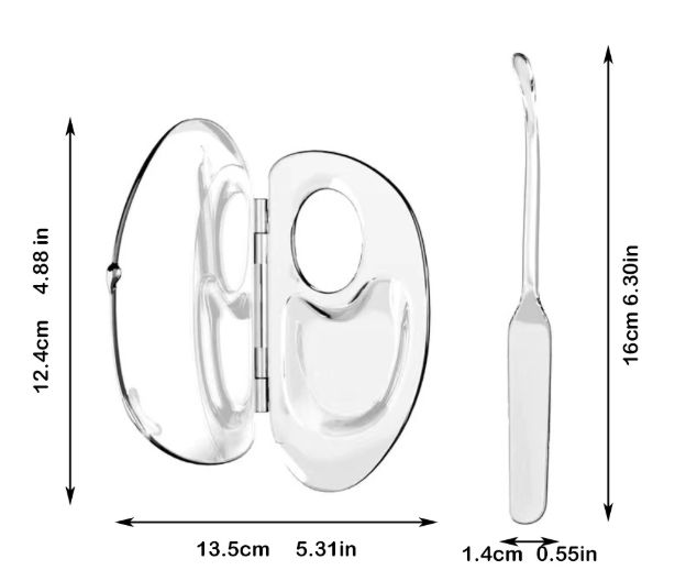 Liquid Foundation Color Mixing Plate Foldable Acrylic Portable Makeup Artist Special Plate Makeup Foundation Make-up Scraper