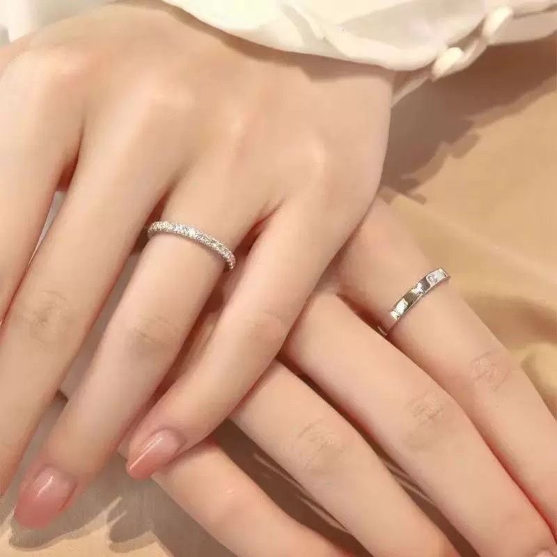 Couple Rings, Fashionable Adjustable Size Rings, Men's and Women's Fashionable Charm Jewelry, Engagement Rings, Popular Gifts