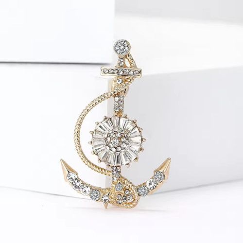 Women's Imitation Diamond Brooches, Unisex Enameled Steering Pins, Luxury Office Party Gifts, Jewelry Accessories, Decoration