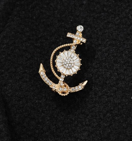 Women's Imitation Diamond Brooches, Unisex Enameled Steering Pins, Luxury Office Party Gifts, Jewelry Accessories, Decoration