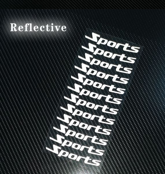 Motorcycle Accessories, Wheel Stickers, 12 pcs/set, Wheel Rim Striped Tape Stickers, Reflective Sticker for 18-21 Inch Wheels