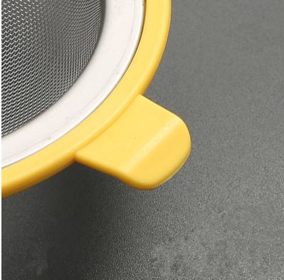 304 Stainless Steel Thin Mesh Strainer, Foaming Hook, Plastic Handle, Soy Milk Juice Strainer For Home, Fried Filter