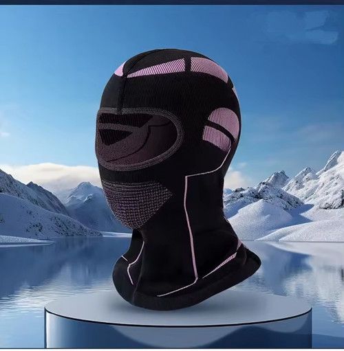 Winter Cycling Mask, Motorcycle Hood, Warm, Thick, Breathable, Mountaineering, Skiing, Fishing, Windproof Neck Cover