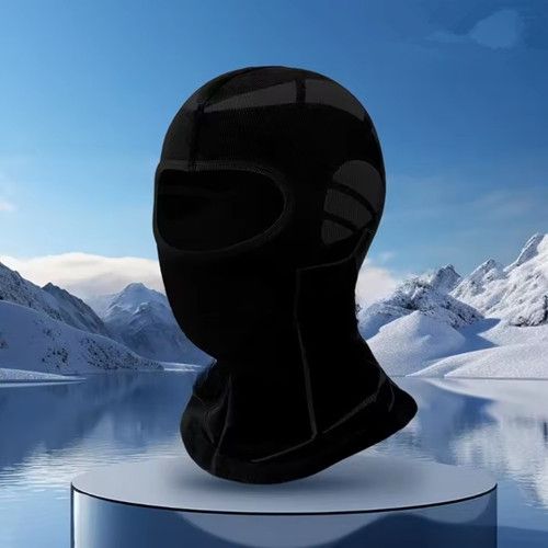 Winter Cycling Mask, Motorcycle Hood, Warm, Thick, Breathable, Mountaineering, Skiing, Fishing, Windproof Neck Cover
