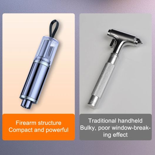 Car Safety Hammer, Automatic Emergency Glass Crusher, Portable Seat Belt Cutting Machine, Car Emergency Escape Life Hammer