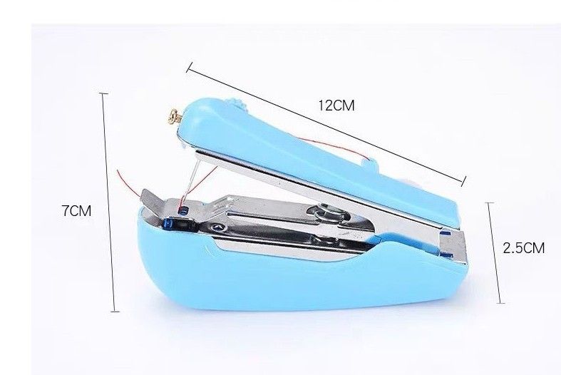1pc Hand Sewing Machine For Home, Portable, For Outdoor Travel, Fabrics, DIY Sewing Tool, Mini Stitching Sewing Machine Manual