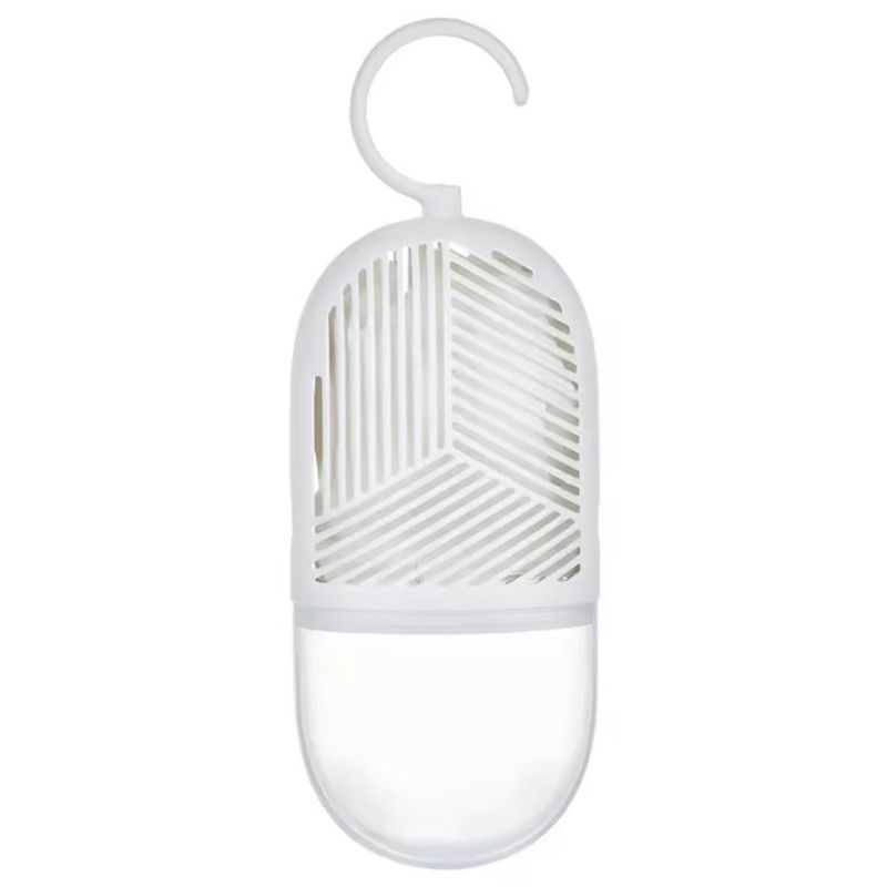 Clothes Dehumidification Box Reusable Hanging Dehumidifier Packs Anti-Mold with Water Collector&Hook for Wardrobe Closet Cabinet